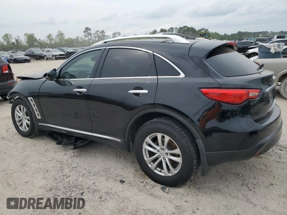 2009 Infiniti FX35 with VIN JNRAS18U09M102867, listed as a Copart auction lot 50351075 with 131,304 mi miles and Salvage Title. Bid and sale history available at carsss.com. Image 2.