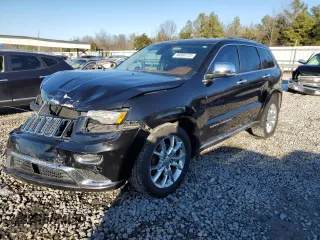 2015 Jeep Grand Cherokee Summit with VIN 1C4RJEJG9FC841660, listed as a Copart auction lot 88008725 with 91,002 mi miles and Salvage title. Bid and sale history available at DreamBid. Image 1.