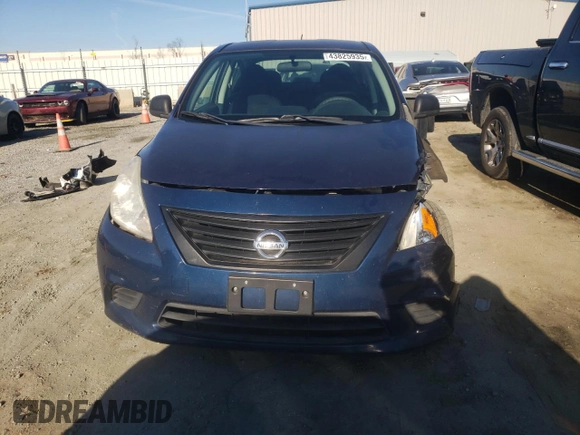 2012 Nissan Versa S with VIN 3N1CN7AP6CL941143, listed as a Copart auction lot 43825935 with 120,919 mi miles and Salvage Title. Bid and sale history available at carsss.com. Image 5.