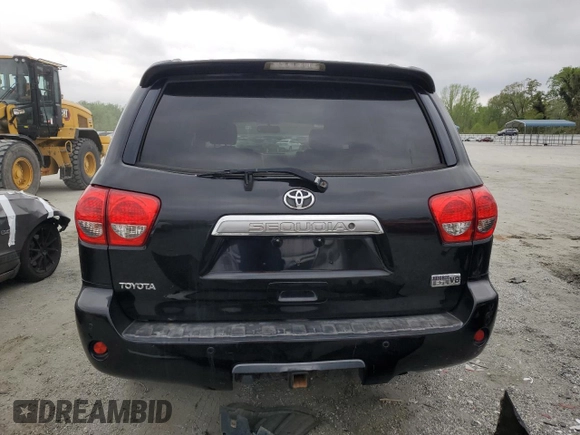 2008 Toyota Sequoia Platinum with VIN 5TDBY67A78S009399, listed as a Copart auction lot 52885125 with 137,569 mi miles and Clean Title. Bid and sale history available at carsss.com. Image 6.