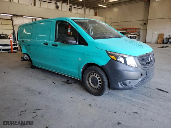 2022 Mercedes-Benz Metris Cargo Van with VIN W1YV0BEY5N3963087, listed as a Copart auction lot 43725994 with 60,971 mi miles. Bid and sale history available at carsss.com. Image 4.