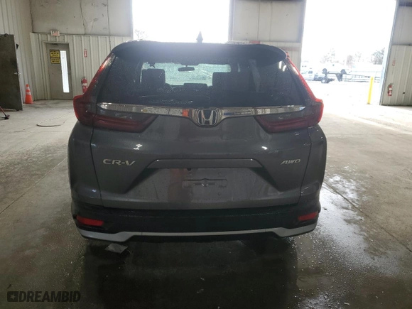 2022 Honda CR-V EX with VIN 2HKRW2H51NH618844, listed as a Copart auction lot 47454115 with 27,695 mi miles and Salvage Title. Bid and sale history available at carsss.com. Image 6.