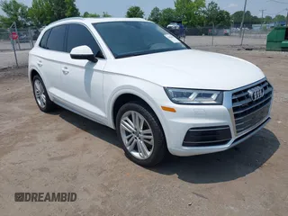 2018 Audi Q5 Premium Plus z VIN WA1BNAFY1J2096945, wystawiony jako IAAI lot #42483092 z przebiegiem 99 022 mil mil oraz . Historia ofert i sprzedaży dostępna na DreamBid. Obrazek 1.