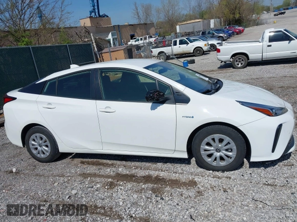 2022 Toyota Prius L Eco with VIN JTDKAMFUXN3159170, listed as a IAAI auction lot 41930288 with 53,414 mi miles and . Bid and sale history available at DreamBid. Image 13.
