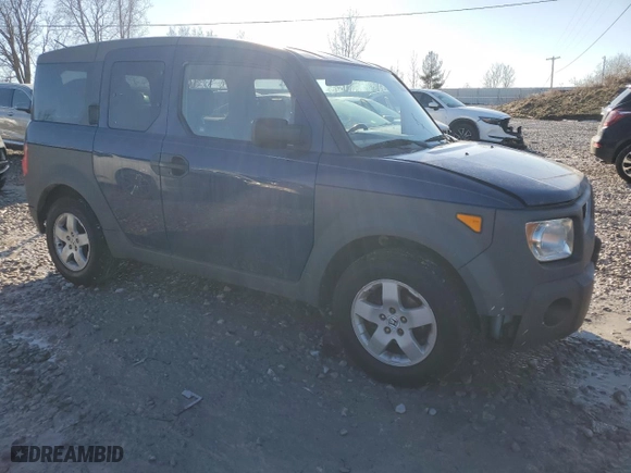 2003 Honda Element EX with VIN 5J6YH28523L007584, listed as a Copart auction lot 46354855 with 155478 miles and Clean Title. Bid and sale history available at carsss.com. Image 4.