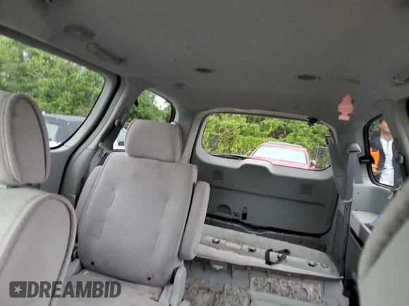 2005 Nissan Quest SL with VIN 5N1BV28U85N126383, listed as a Copart auction lot 75079764 with 0 mi miles and Salvage Title. Bid and sale history available at carsss.com. Image 10.