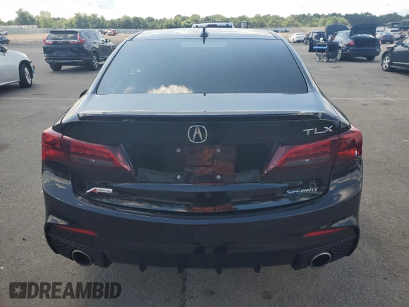 2019 Acura TLX w/A-Spec Pkg with VIN 19UUB3F63KA800623, listed as a Copart auction lot 67507234 with 114,263 mi miles and Non repairable. Bid and sale history available at DreamBid. Image 6.