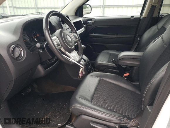 2017 Jeep Compass 75th Anniversary Edition with VIN 1C4NJDBB5HD168276, listed as a Copart auction lot 54516835 with 95,153 mi miles and Clean Title. Bid and sale history available at carsss.com. Image 7.