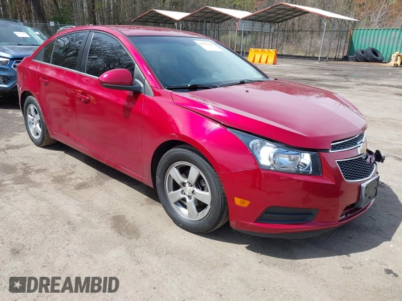 2014 Chevrolet Cruze 1LT with VIN 1G1PC5SB5E7419437, listed as a IAAI auction lot 41961469 with 90,439 mi miles and . Bid and sale history available at DreamBid. Image 1.