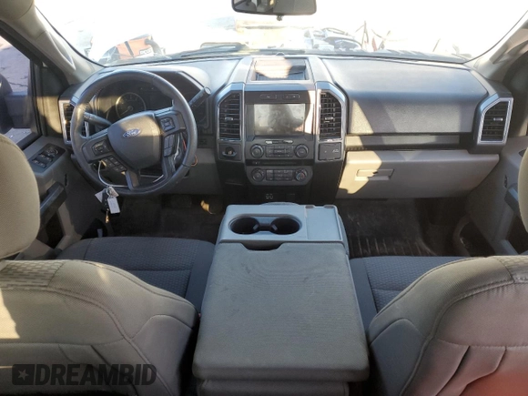 2018 Ford F-150 XL with VIN 1FTEX1CB6JKE72097, listed as a Copart auction lot 43222435 with 0 mi miles and Salvage Title. Bid and sale history available at carsss.com. Image 8.