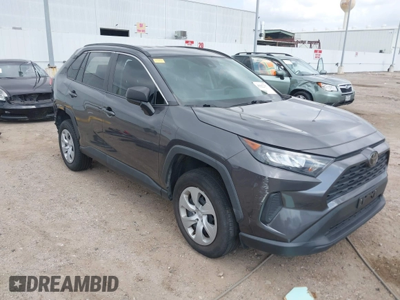 2020 Toyota RAV4 LE with VIN 2T3H1RFV0LW072095, listed as a IAAI auction lot 40847317 with 59,499 mi miles. Bid and sale history available at carsss.com. Image 1.