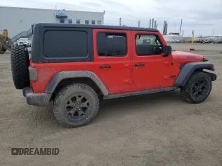 2022 Jeep Wrangler Unlimited Willys with VIN 1C4HJXDN7NW217581, listed as a Copart auction lot 53774355 with 51,126 mi miles and Clean title. Bid and sale history available at DreamBid. Image 3.