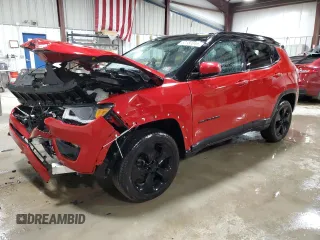 2020 Jeep Compass Latitude with VIN 3C4NJDBB2LT116591, listed as a Copart auction lot 52180045 with 138,531 mi miles and Salvage Title. Bid and sale history available at DreamBid. Image 1.