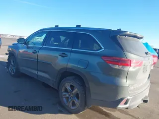 2018 Toyota Highlander Hybrid Limited with VIN 5TDDGRFH8JS045443, listed as a IAAI auction lot 41256831 with 105,736 mi miles and . Bid and sale history available at DreamBid. Image 3.