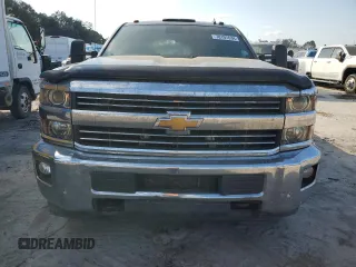 2015 Chevrolet Silverado 3500HD LTZ with VIN 1GC4K0E83FF109486, listed as a Copart auction lot 78197634 with 0 mi miles and Salvage Title. Bid and sale history available at carsss.com. Image 5.
