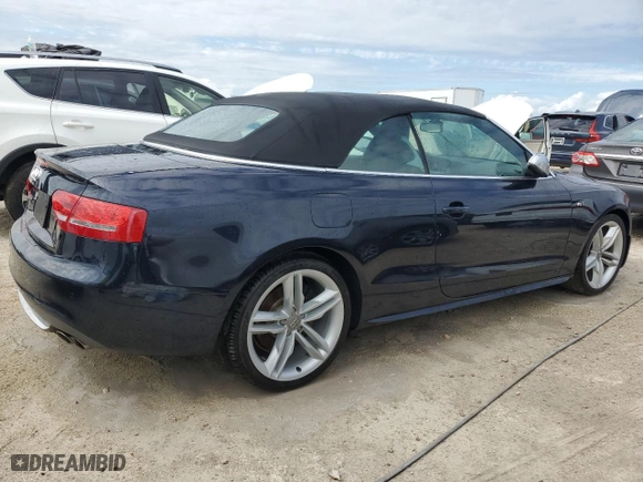 2010 Audi S5 Premium Plus with VIN WAUCGAFH5AN015591, listed as a Copart auction lot 74314074 with 0 mi miles and Non Repairable. Bid and sale history available at carsss.com. Image 3.