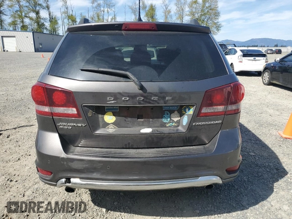2017 Dodge Journey Crossroad Plus z VIN 3C4PDDGG6HT567454, wystawiony jako Copart lot #53249225 z przebiegiem 189 647 mil mil oraz Szkoda całkowita • Salvage title. Historia ofert i sprzedaży dostępna na DreamBid. Obrazek 6.