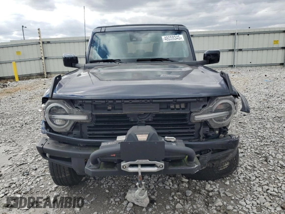 2021 Ford Bronco с VIN 1FMDE5DH8MLA62147, выставлен на аукционе Copart как лот 48059345 с пробегом 19 562 миль миль и Списание • Salvage title. История ставок и продаж доступна на DreamBid. Изображение 5.