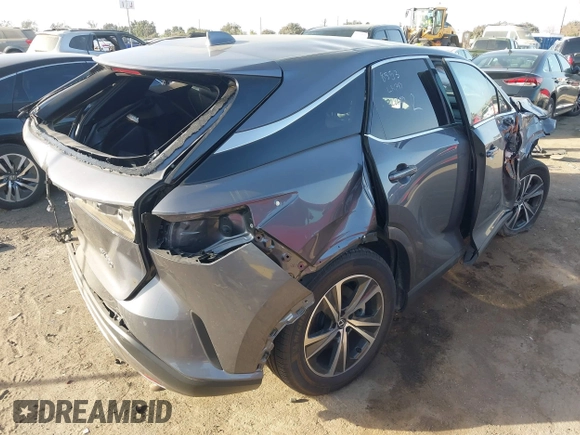 2023 Lexus RX 350 with VIN 2T2BAMBAXPC001221, listed as a IAAI auction lot 41266016 with 18,978 mi miles and . Bid and sale history available at DreamBid. Image 4.