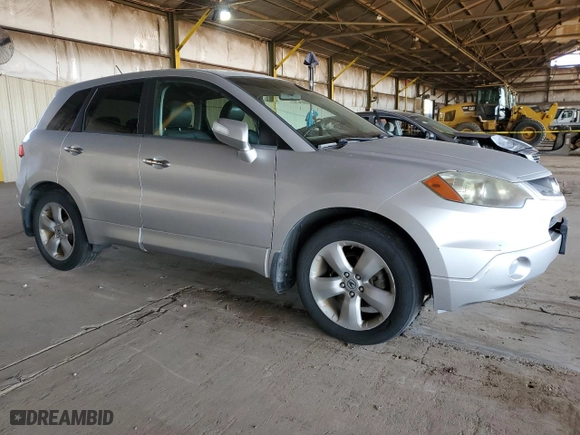 2007 Acura RDX Tech Pkg with VIN 5J8TB18527A007759, listed as a Copart auction lot 50252635 with 98,742 mi miles and Clean Title. Bid and sale history available at carsss.com. Image 4.
