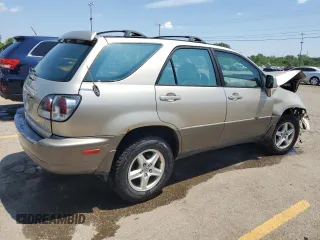 2003 Lexus RX 300 with VIN JTJHF10U030316395, listed as a Copart auction lot 63032834 with 0 mi miles and Clean Title. Bid and sale history available at carsss.com. Image 3.