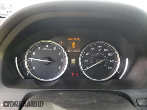 2016 Acura TLX with VIN 19UUB1F37GA000618, listed as a Copart auction lot 49133985 with 160,416 mi miles and Salvage title. Bid and sale history available at DreamBid. Image 9.