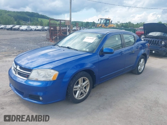2013 Dodge Avenger SXT with VIN 1C3CDZCGXDN709224, listed as a IAAI auction lot 42479302 with 93,555 mi miles and . Bid and sale history available at DreamBid. Image 2.