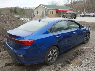 2019 Kia Forte LXS with VIN 3KPF24AD9KE042657, listed as a IAAI auction lot 41932787 with 53,221 mi miles and . Bid and sale history available at carsss.com. Image 4.