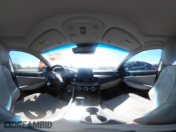 2019 Genesis G70 Advanced with VIN KMTG34LE2KU030490, listed as a IAAI auction lot 41976903 with 61,660 mi miles and . Bid and sale history available at carsss.com. Image 18.