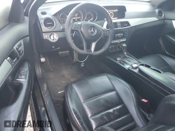 2013 Mercedes-Benz C-Class C 63 AMG with VIN WDDGJ7HB7DG057339, listed as a Copart auction lot 72917054 with 124,676 mi miles and Salvage Title. Bid and sale history available at carsss.com. Image 8.