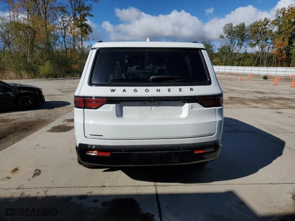 2023 Jeep Wagoneer Series II Carbide with VIN 1C4SJVBP3PS563622, listed as a Copart auction lot 75543024 with 13,424 mi miles and Salvage Title. Bid and sale history available at carsss.com. Image 6.