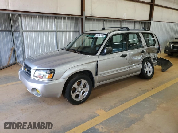 2004 Subaru Forester XS z VIN JF1SG65614H757524, wystawiony jako Copart lot #57094535 z przebiegiem 184 864 mil mil oraz Szkoda całkowita • Salvage title. Historia ofert i sprzedaży dostępna na DreamBid. Obrazek 1.