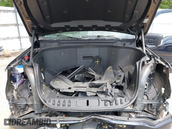 2023 Ford F-150 Lightning Pro with VIN 1FTVW1EL6PWG30061, listed as a IAAI auction lot 42362295 with 22,481 mi miles and . Bid and sale history available at DreamBid. Image 10.