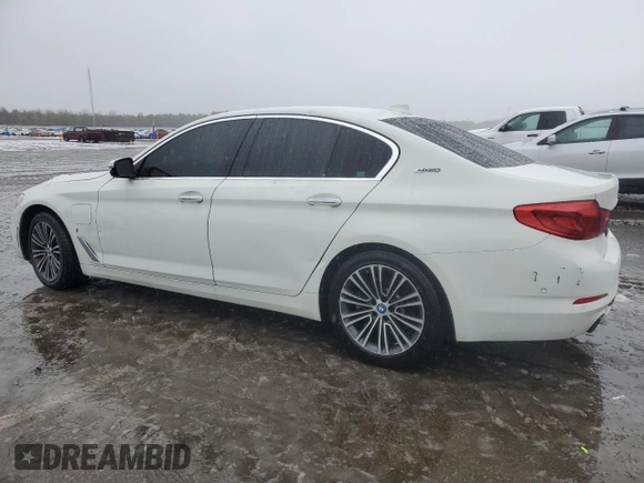 2018 BMW 5 Series 530e xDrive with VIN WBAJB1C52JG623976, listed as a Copart auction lot 44216935 with 110,246 mi miles and Clean Title. Bid and sale history available at carsss.com. Image 2.