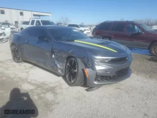 2021 Chevrolet Camaro 2SS with VIN 1G1FH1R7XM0123022, listed as a Copart auction lot 42847455 with 29,361 mi miles and Salvage Title. Bid and sale history available at carsss.com. Image 4.