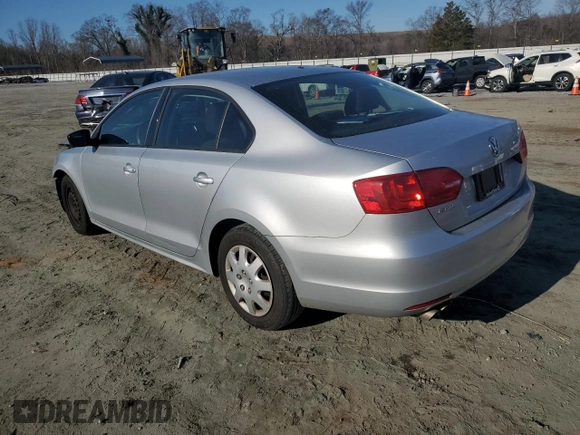 2014 Volkswagen Jetta Sedan S with VIN 3VW2K7AJ7EM251134, listed as a Copart auction lot 45774155 with 95,424 mi miles and Salvage Title. Bid and sale history available at carsss.com. Image 2.
