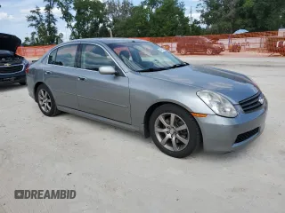 2005 Infiniti G35 with VIN JNKCV51E45M224702, listed as a Copart auction lot 54162135 with 208,872 mi miles and Non Repairable. Bid and sale history available at DreamBid. Image 4.