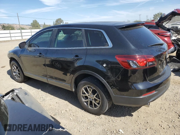 2014 Mazda CX-9 Touring with VIN JM3TB3CA7E0429194, listed as a Copart auction lot 58377965 with 129,101 mi miles and Salvage title. Bid and sale history available at DreamBid. Image 2.
