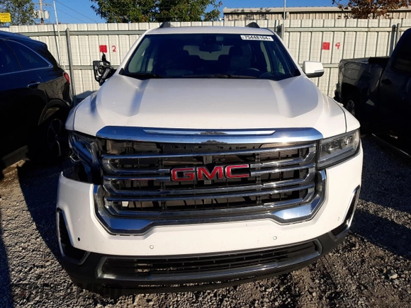 2021 GMC Acadia SLE with VIN 1GKKNRLS2MZ209354, listed as a Copart auction lot 75448104 with 49,011 mi miles and Salvage Title. Bid and sale history available at DreamBid. Image 5.