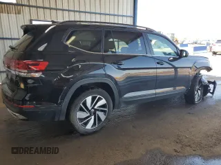 2024 Volkswagen Atlas SE with VIN 1V2HR2CA6RC580681, listed as a Copart auction lot 62478095 with 22,485 mi miles and Clean title. Bid and sale history available at DreamBid. Image 3.