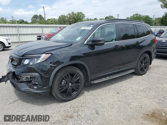 2022 Honda Pilot Special Edition with VIN 5FNYF5H27NB028049, listed as a Copart auction lot 53550535 with 49,813 mi miles and Salvage title. Bid and sale history available at DreamBid. Image 1.