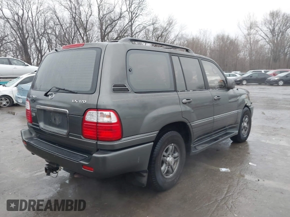 2002 Lexus LX 470 with VIN JTJHT00W923515897, listed as a IAAI auction lot 41155492 with 244,619 mi miles. Bid and sale history available at carsss.com. Image 16.