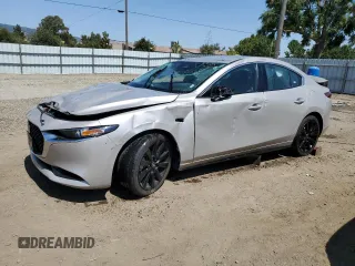2024 Mazda 3 S Select Sport with VIN 3MZBPABM1RM413305, listed as a Copart auction lot 62387165 with 40,450 mi miles and Salvage title. Bid and sale history available at DreamBid. Image 1.