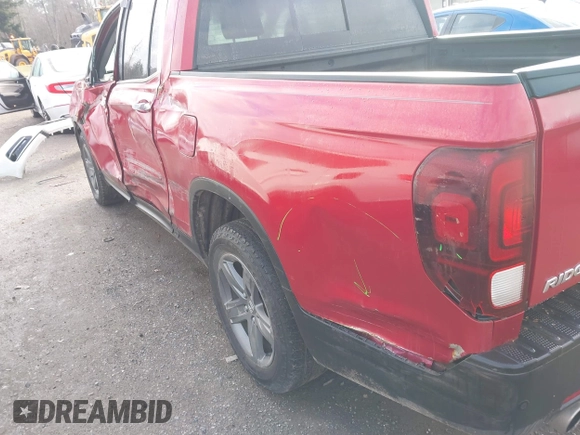 2022 Honda Ridgeline RTL-E with VIN 5FPYK3F74NB011358, listed as a IAAI auction lot 41431157 with 26,116 mi miles and . Bid and sale history available at DreamBid. Image 18.