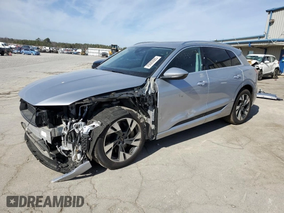 2022 Audi e-tron Premium Plus with VIN WA1LAAGE3NB033307, listed as a Copart auction lot 45680685 with 36,127 mi miles and Salvage Title. Bid and sale history available at DreamBid. Image 1.