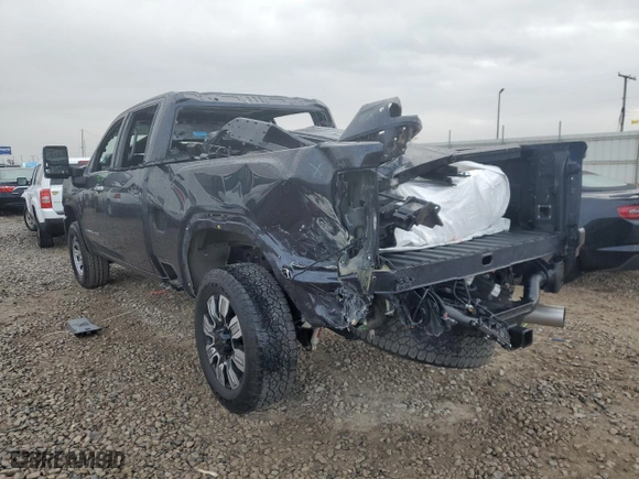 2024 GMC Sierra 3500HD Denali with VIN 1GT49WEY9RF140051, listed as a Copart auction lot 86093734 with 25,752 mi miles and Salvage Title. Bid and sale history available at carsss.com. Image 2.