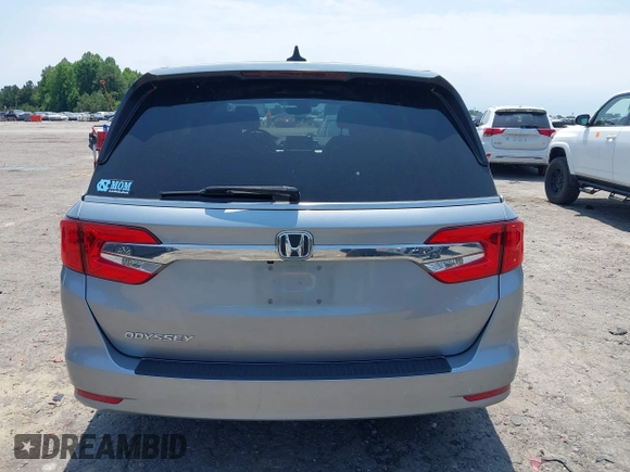 2019 Honda Odyssey EX-L z VIN 5FNRL6H72KB083499, wystawiony jako IAAI lot #42297110 z przebiegiem 81 747 mil mil oraz . Historia ofert i sprzedaży dostępna na DreamBid. Obrazek 17.