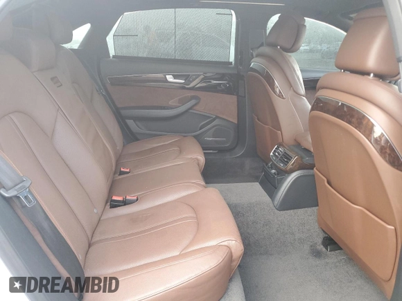 2017 Audi A8 L with VIN WAU44AFDXHN006499, listed as a Copart auction lot 74043014 with 73,043 mi miles and Salvage Title. Bid and sale history available at carsss.com. Image 10.