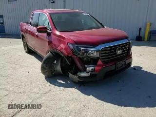 2022 Honda Ridgeline RTL-E with VIN 5FPYK3F78NB015932, listed as a Copart auction lot 53505315 with 40,009 mi miles and Salvage title. Bid and sale history available at DreamBid. Image 11.