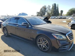2018 Mercedes-Benz S 560 with VIN WDDUG8DB2JA369175, listed as a Copart auction lot 50404675 with 50,311 mi miles and Salvage Title. Bid and sale history available at carsss.com. Image 4.